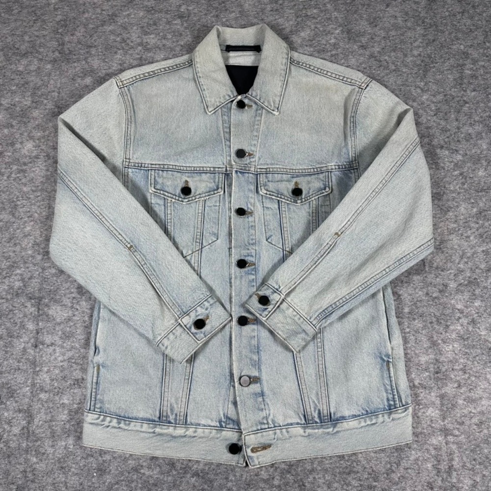 Denim X Alexander Wang Trucker Jacket Mens Small‎ Light Blue Denim Jacket